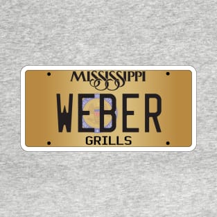 Mississippi custom Weber vanity license plate T-Shirt